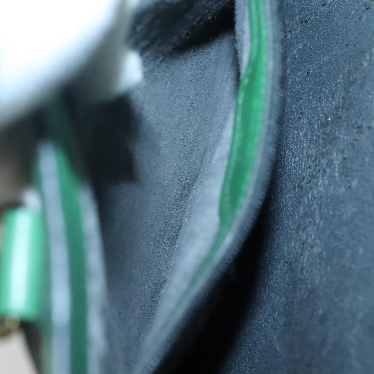 LOUIS VUITTON Epi Sac Plat Hand Bag Green M59084 LV Auth BA4170