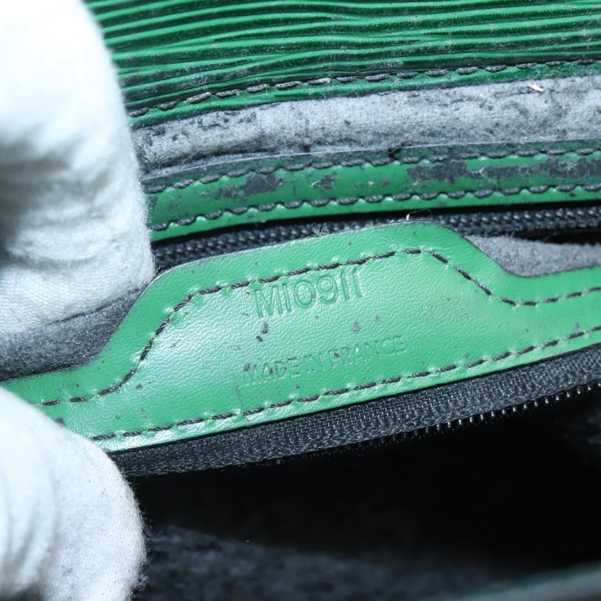 LOUIS VUITTON Epi Sac Plat Hand Bag Green M59084 LV Auth BA4170