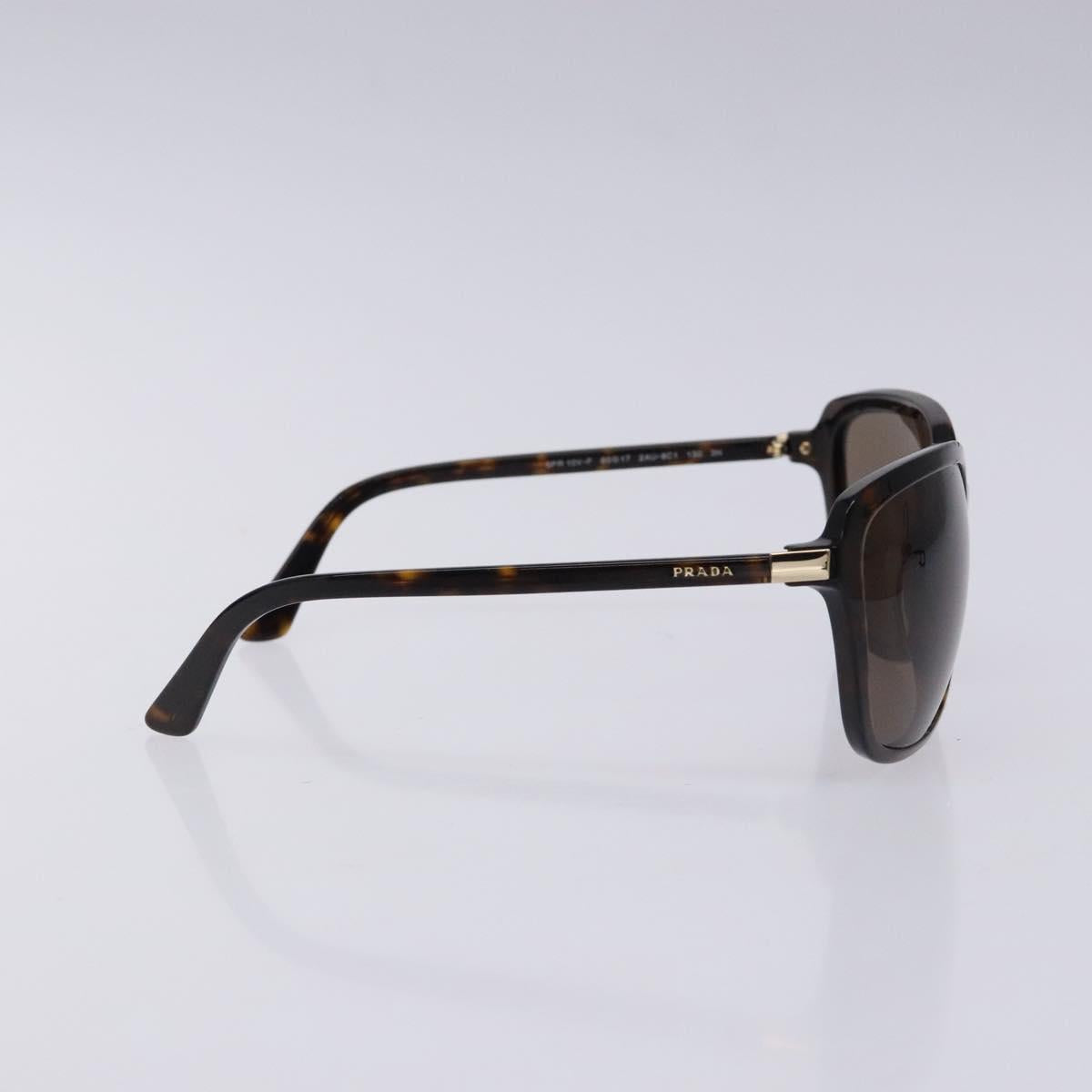 PRADA Sunglasses Plastic Brown Auth BA4173