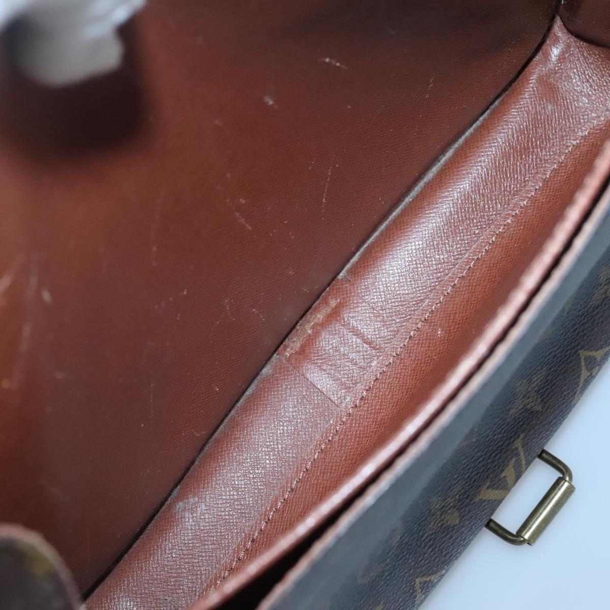 LOUIS VUITTON Monogram Cartouchiere GM Shoulder Bag M51252 LV Auth BA4214