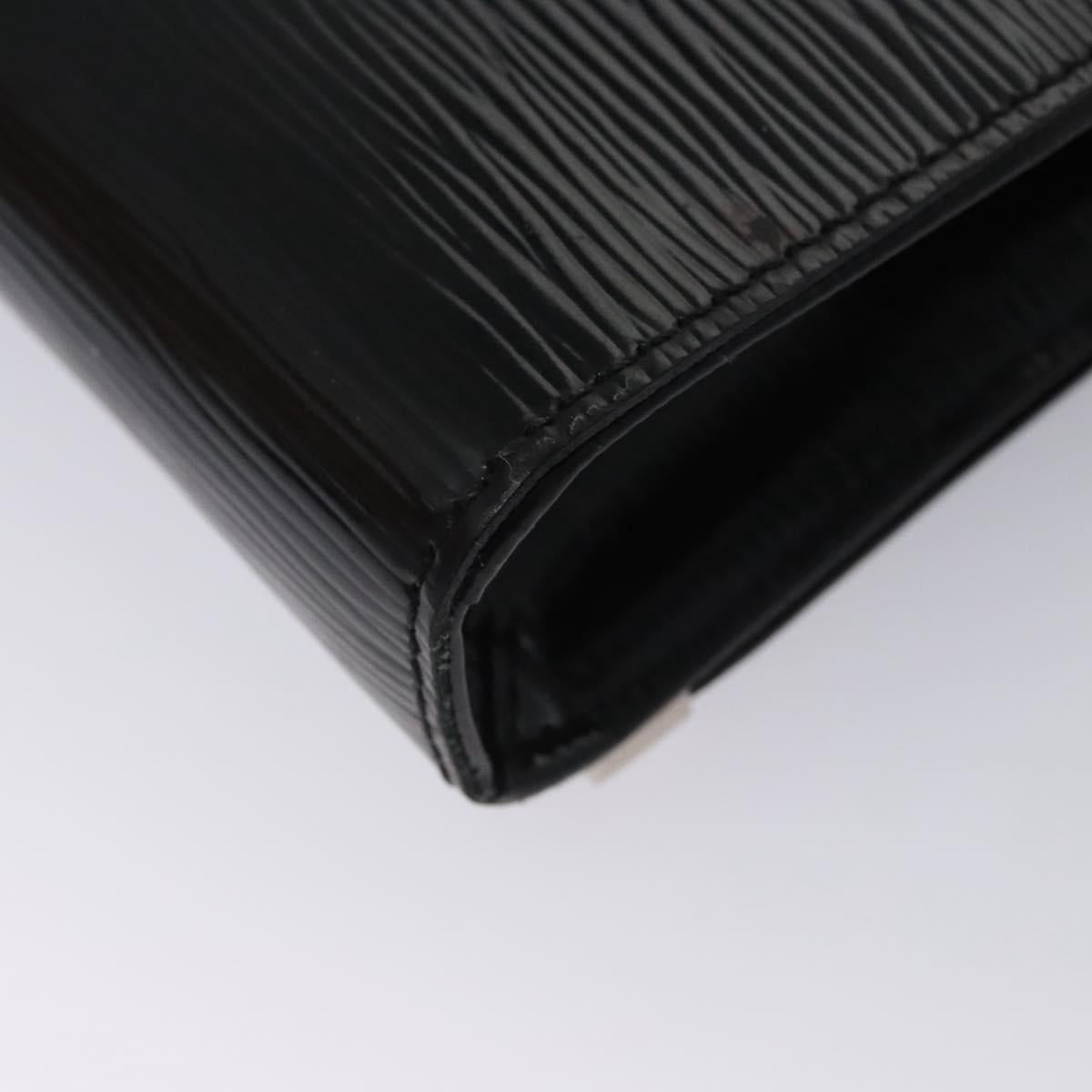 LOUIS VUITTON Electric Epi Pochette Sevigne Bag Black M4055N LV Auth BA423