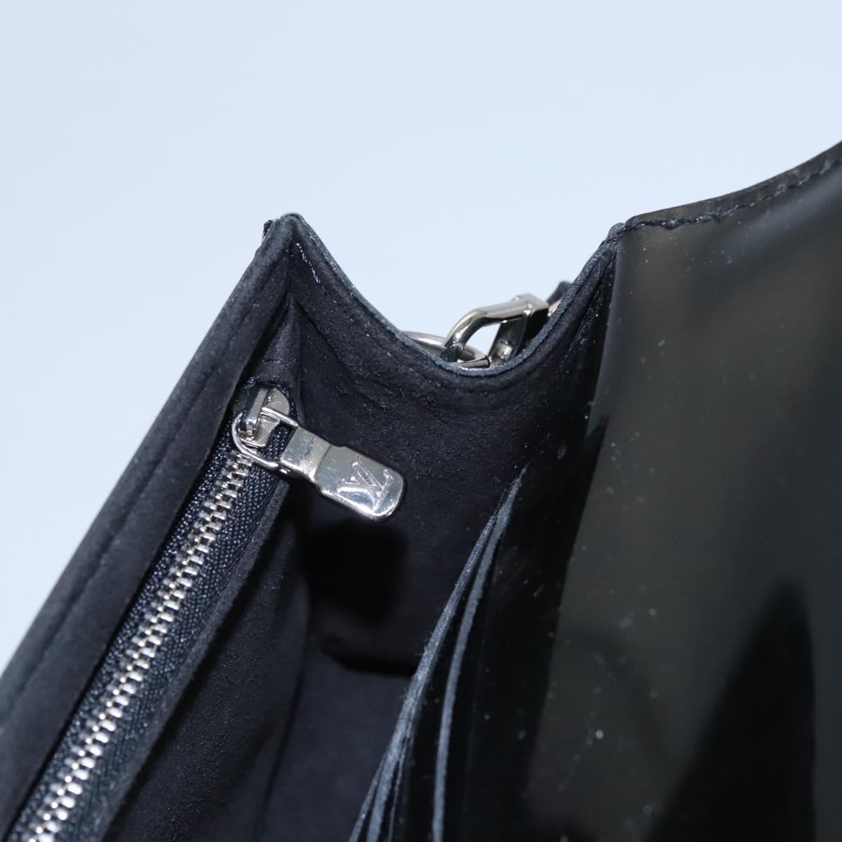 LOUIS VUITTON Electric Epi Pochette Sevigne Bag Black M4055N LV Auth BA423