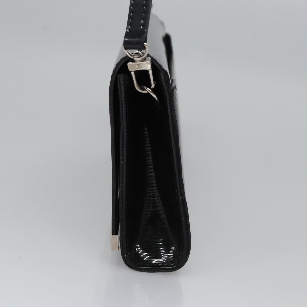 LOUIS VUITTON Electric Epi Pochette Sevigne Bag Black M4055N LV Auth BA423