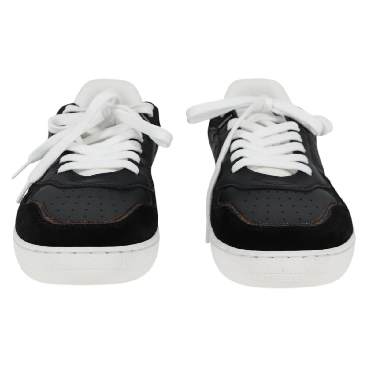 LOUIS VUITTON LV Stadium Sneakers Monogram Black 1ACUJ7 LV Auth BA4249M