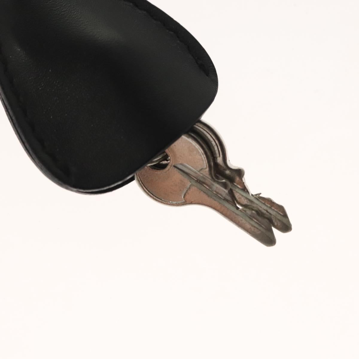 PRADA Hand Bag Nylon Khaki Silver Auth BA4277