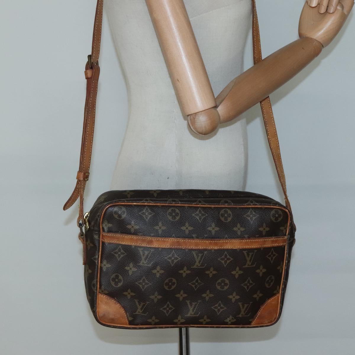 LOUIS VUITTON Monogram Trocadero 30 Shoulder Bag M51272 LV Auth BA4294