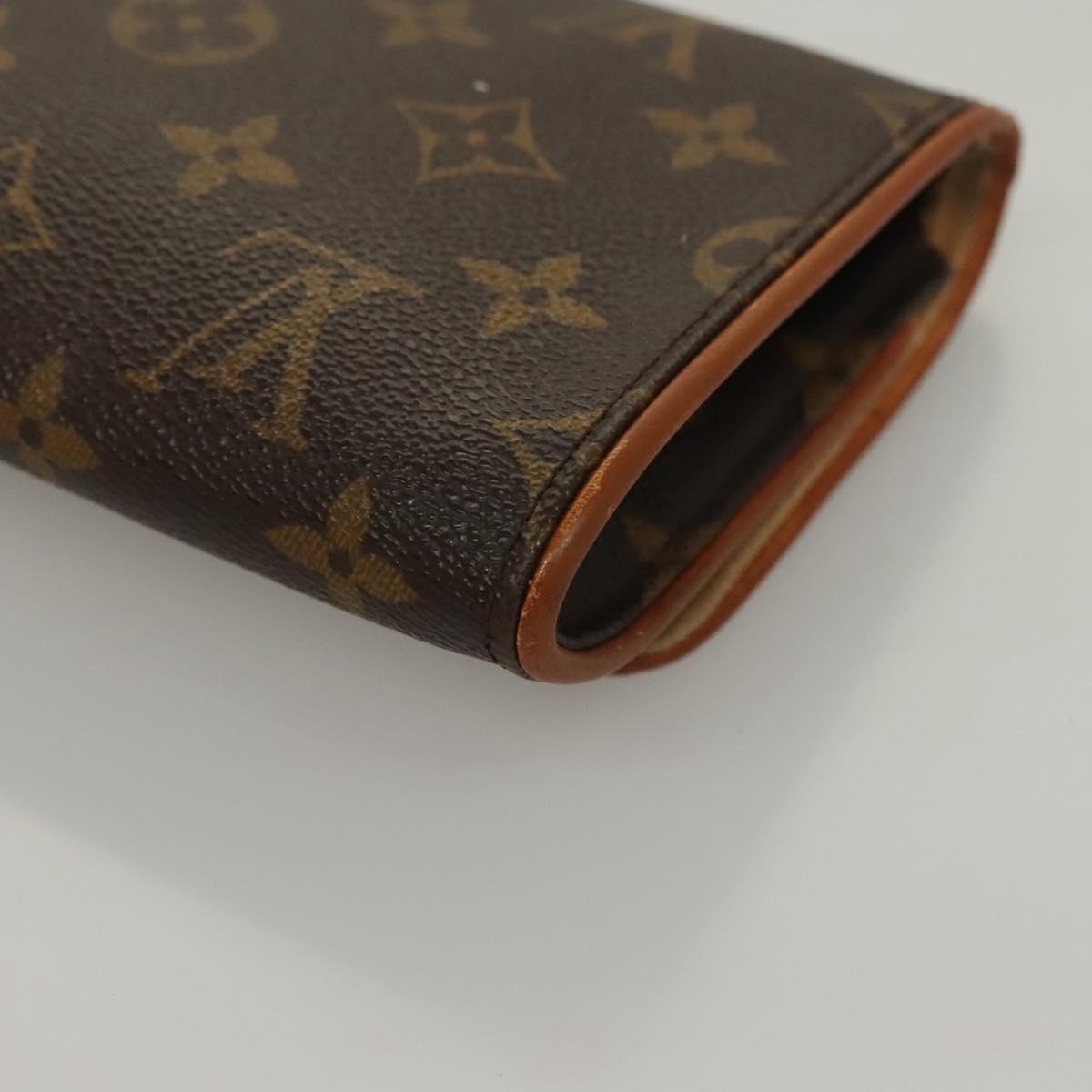LOUIS VUITTON Monogram Pochette Twin GM Shoulder Bag M51852 LV Auth BA4336