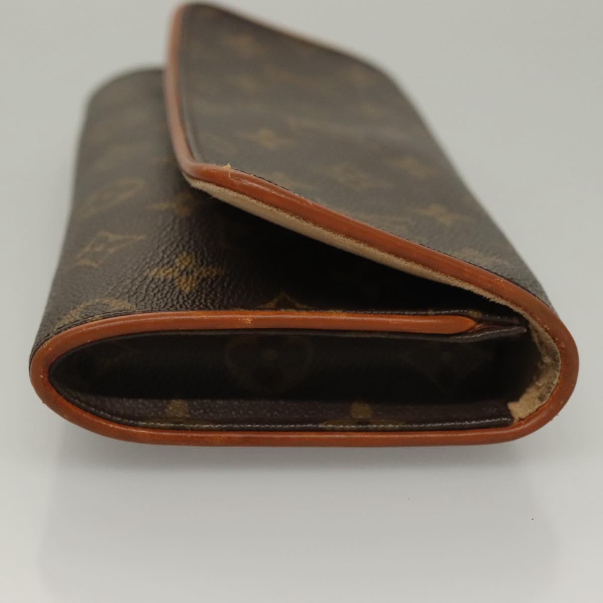 LOUIS VUITTON Monogram Pochette Twin GM Shoulder Bag M51852 LV Auth BA4336