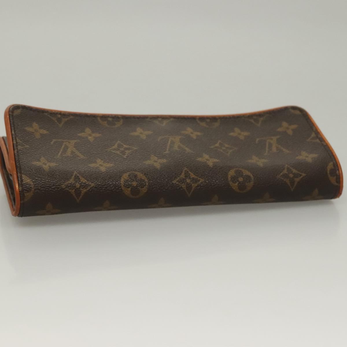 LOUIS VUITTON Monogram Pochette Twin GM Shoulder Bag M51852 LV Auth BA4336