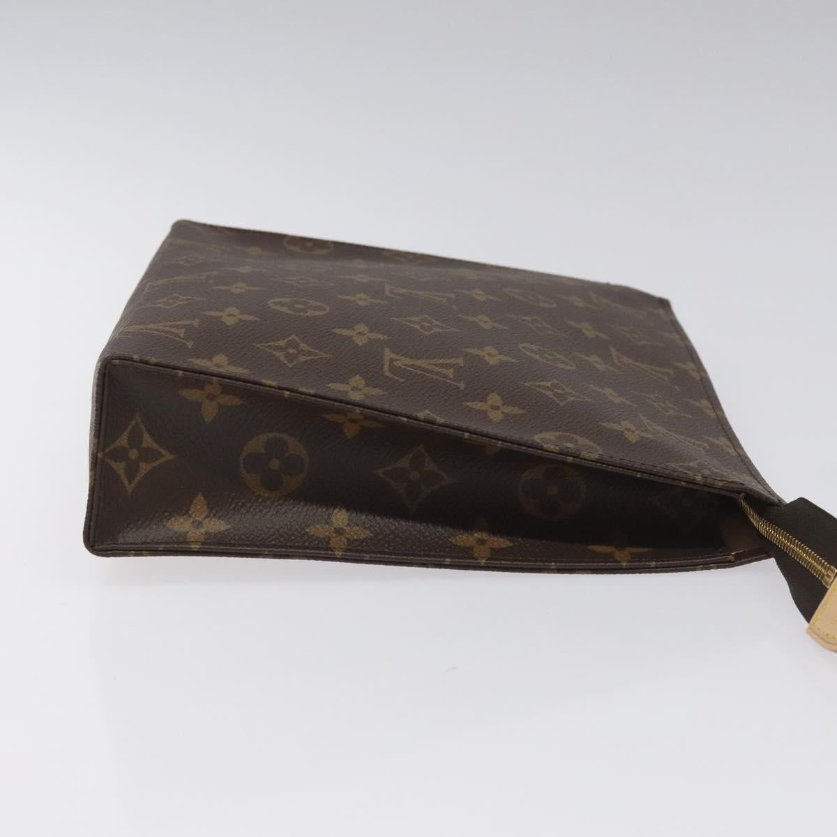 LOUIS VUITTON Monogram Poche Toilette 26 Pouch M47542 LV Auth BA433SV