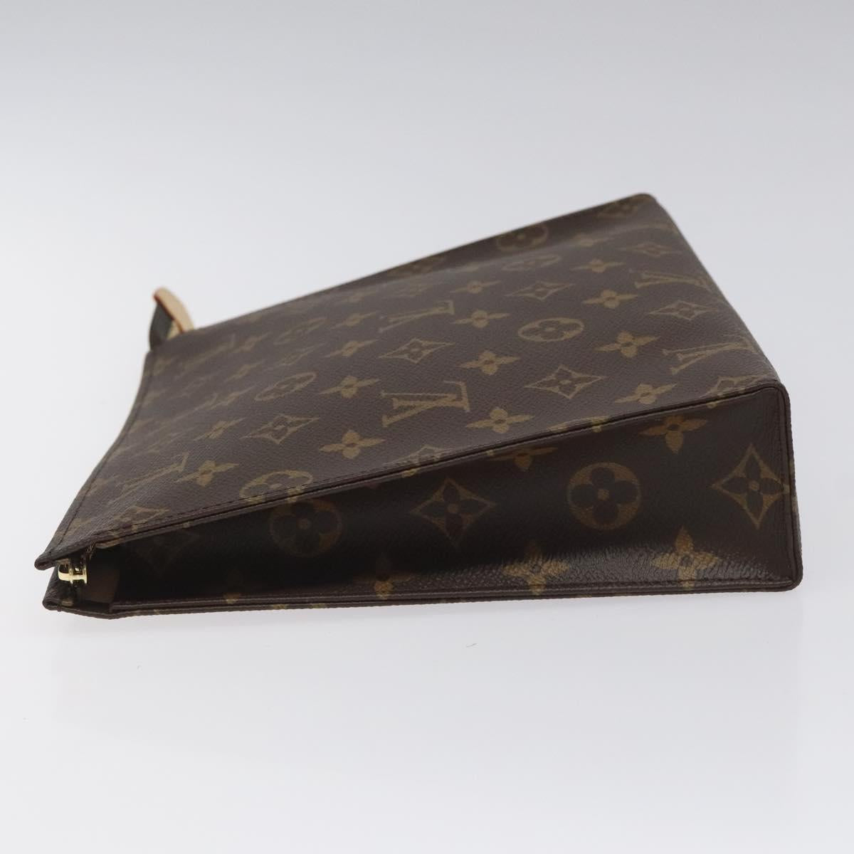 LOUIS VUITTON Monogram Poche Toilette 26 Pouch M47542 LV Auth BA433SV