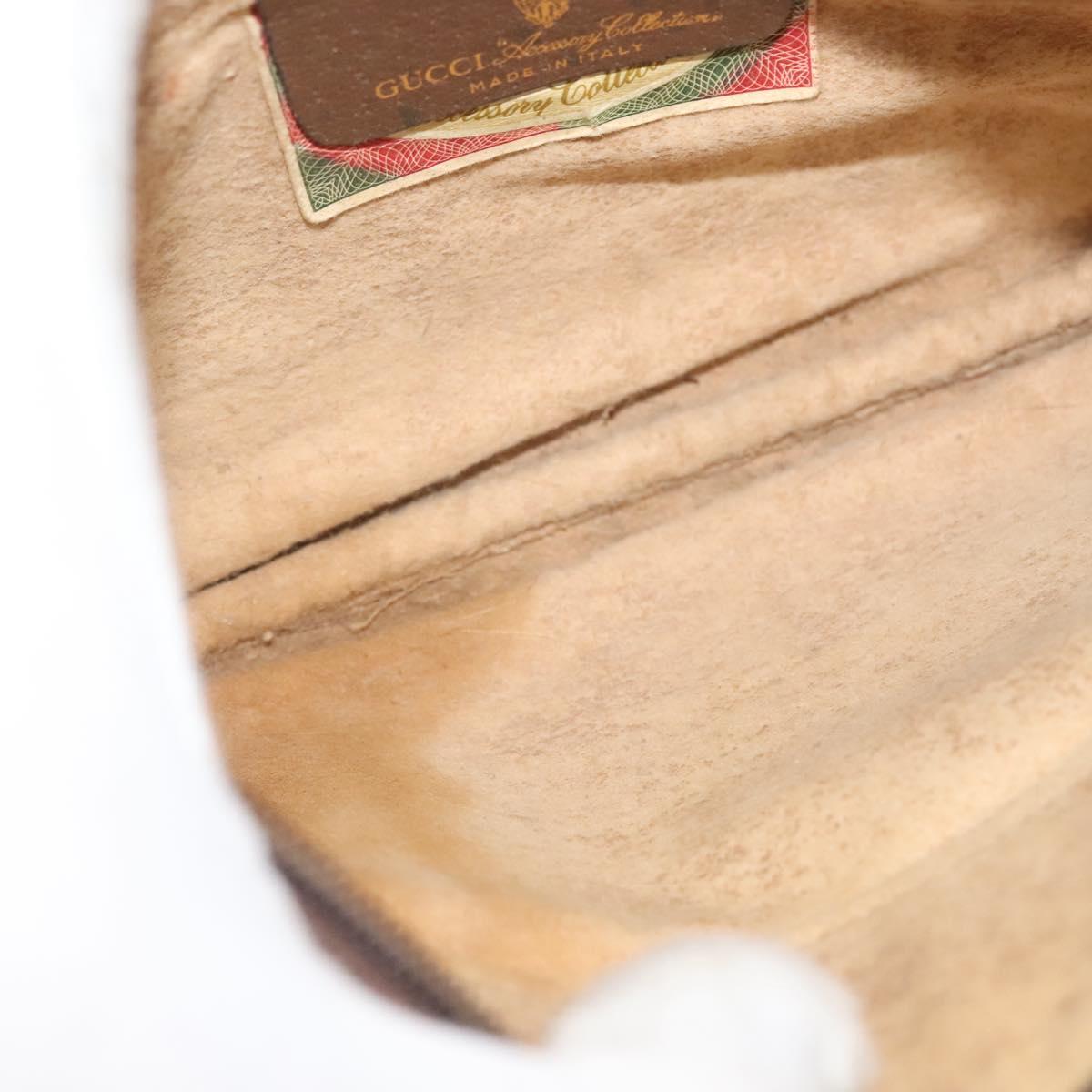 GUCCI GG Supreme Shoulder Bag PVC Beige Gold 904 02 020 Auth BA4350