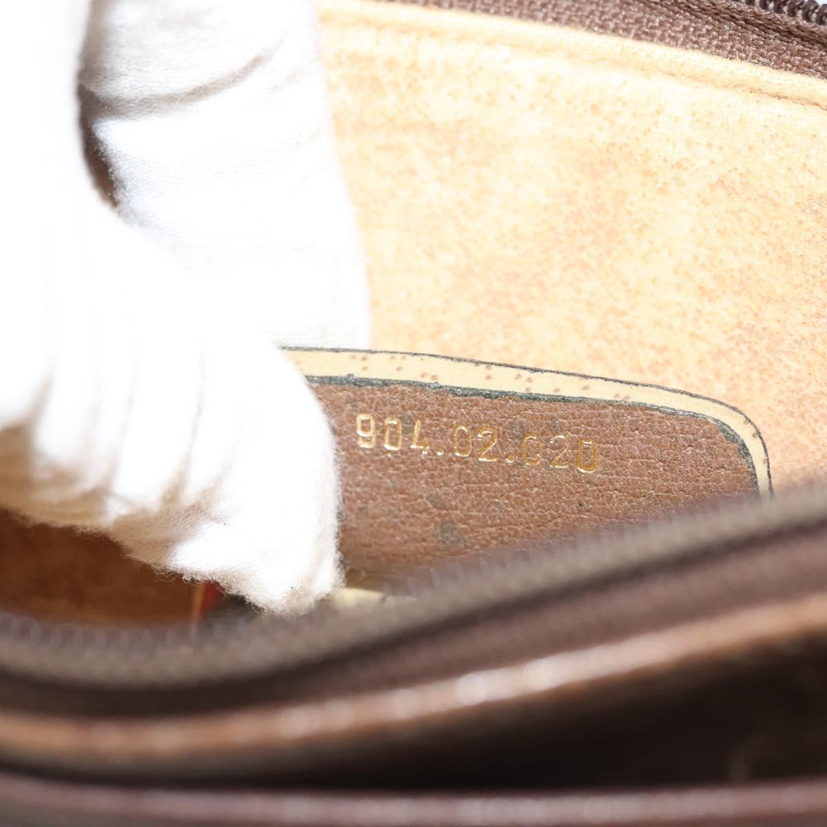 GUCCI GG Supreme Shoulder Bag PVC Beige Gold 904 02 020 Auth BA4350