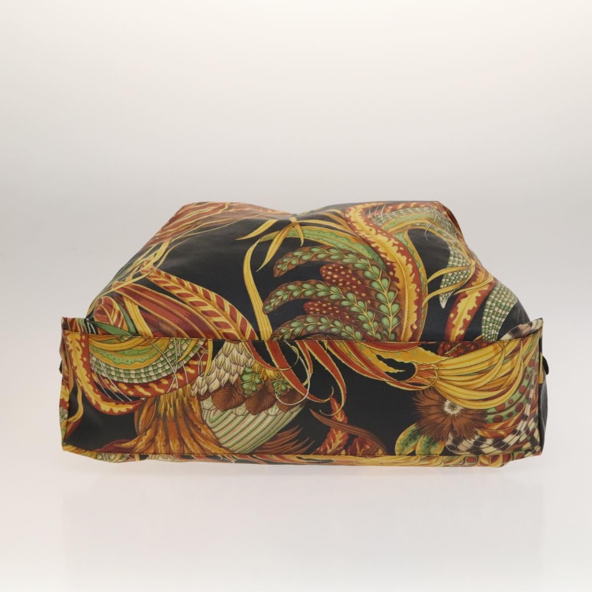 Salvatore Ferragamo Boston Bag PVC Canvas Multicolor Auth BA4352