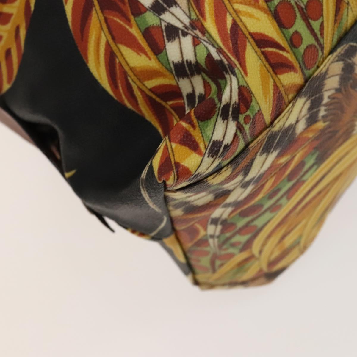 Salvatore Ferragamo Boston Bag PVC Canvas Multicolor Auth BA4352