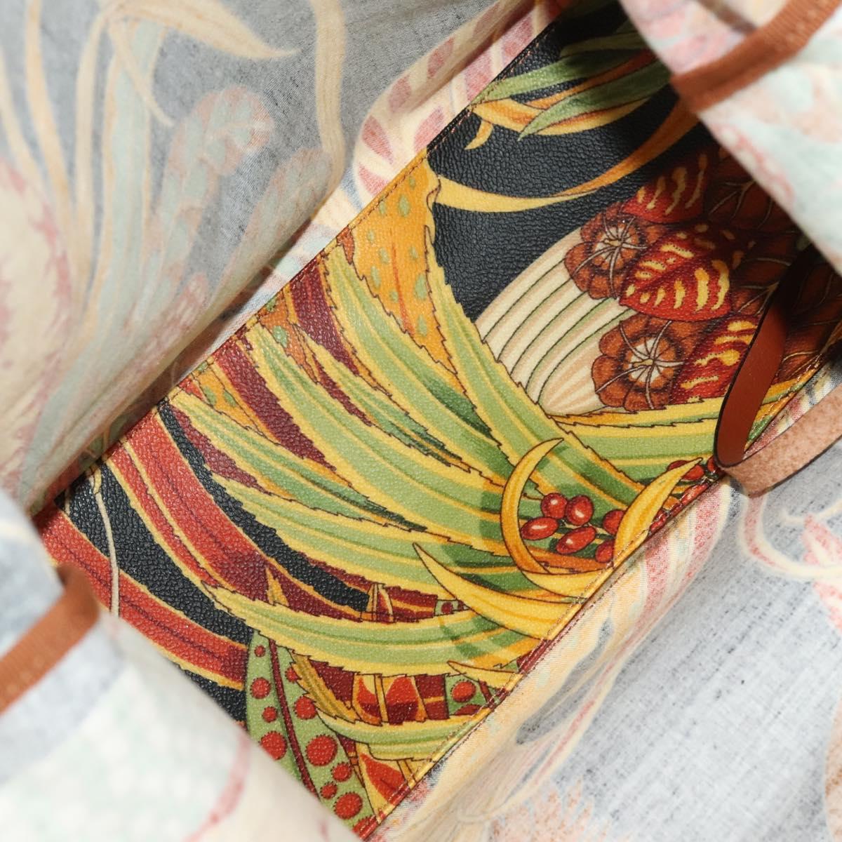 Salvatore Ferragamo Boston Bag PVC Canvas Multicolor Auth BA4352