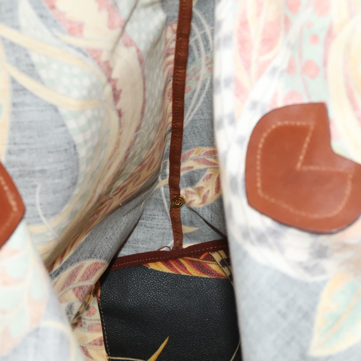 Salvatore Ferragamo Boston Bag PVC Canvas Multicolor Auth BA4352