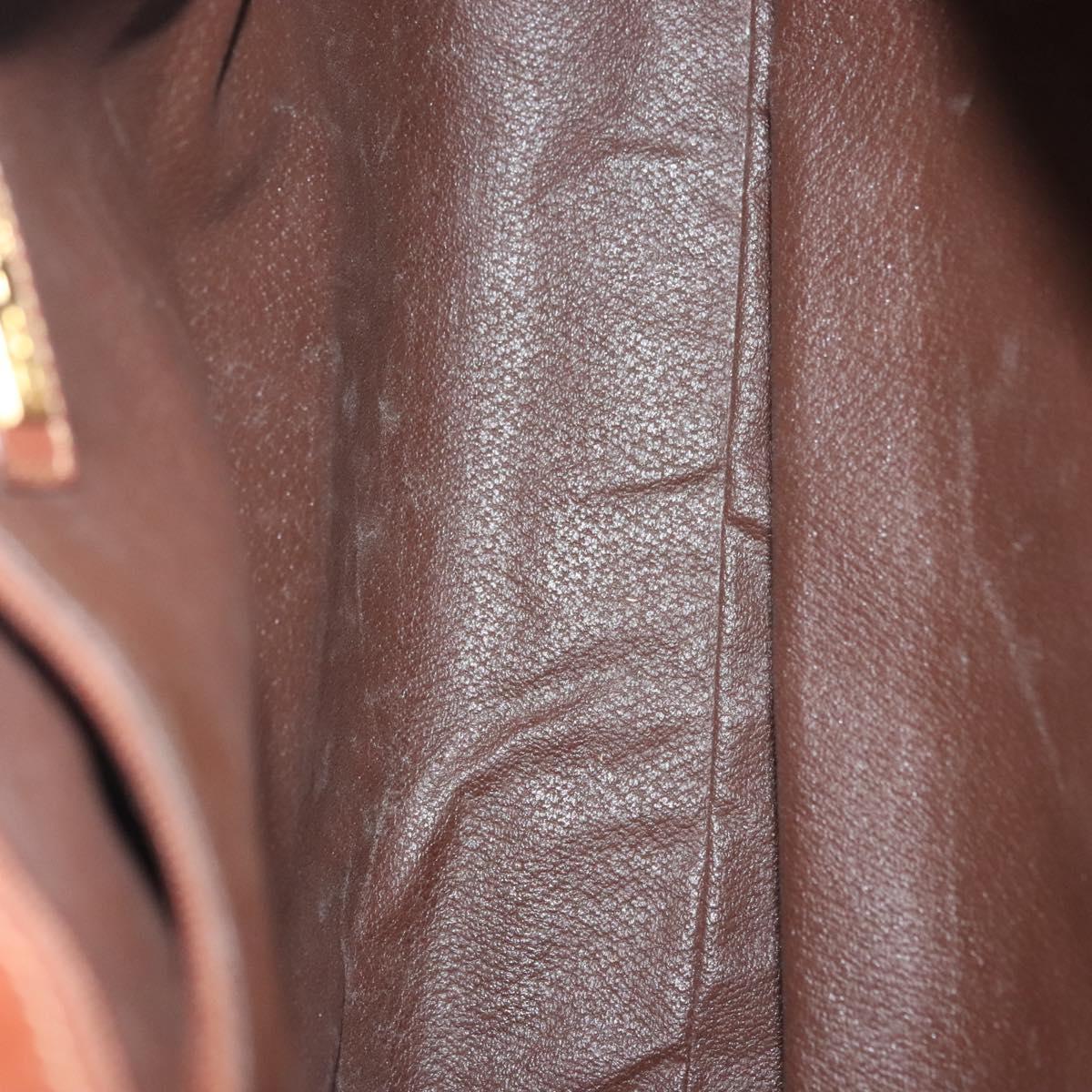 Burberrys Nova Check Shoulder Bag PVC Beige Gold Auth BA4360