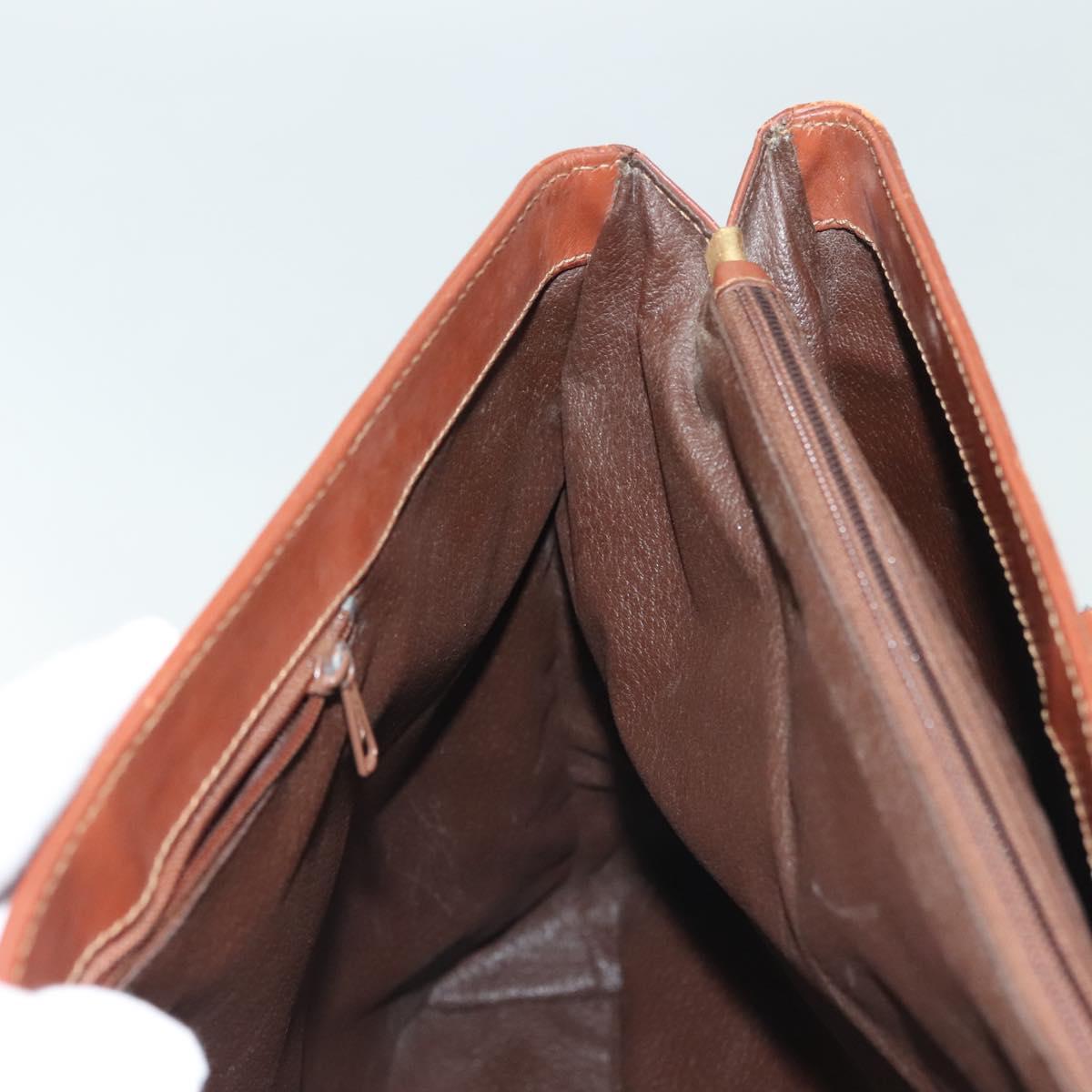 Burberrys Nova Check Shoulder Bag PVC Beige Gold Auth BA4360