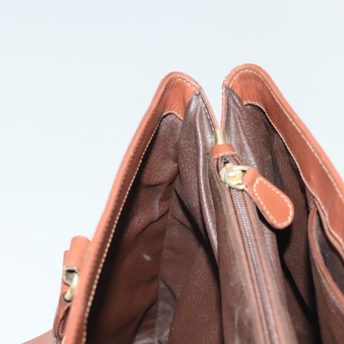 Burberrys Nova Check Shoulder Bag PVC Beige Gold Auth BA4360