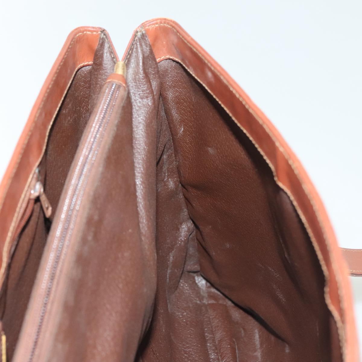 Burberrys Nova Check Shoulder Bag PVC Beige Gold Auth BA4360