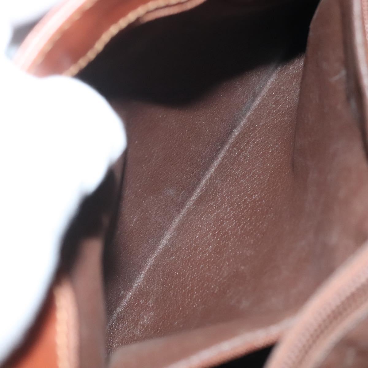 Burberrys Nova Check Shoulder Bag PVC Beige Gold Auth BA4360