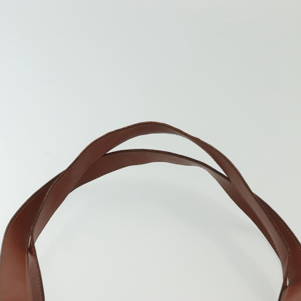 Burberrys Nova Check Shoulder Bag PVC Beige Gold Auth BA4360