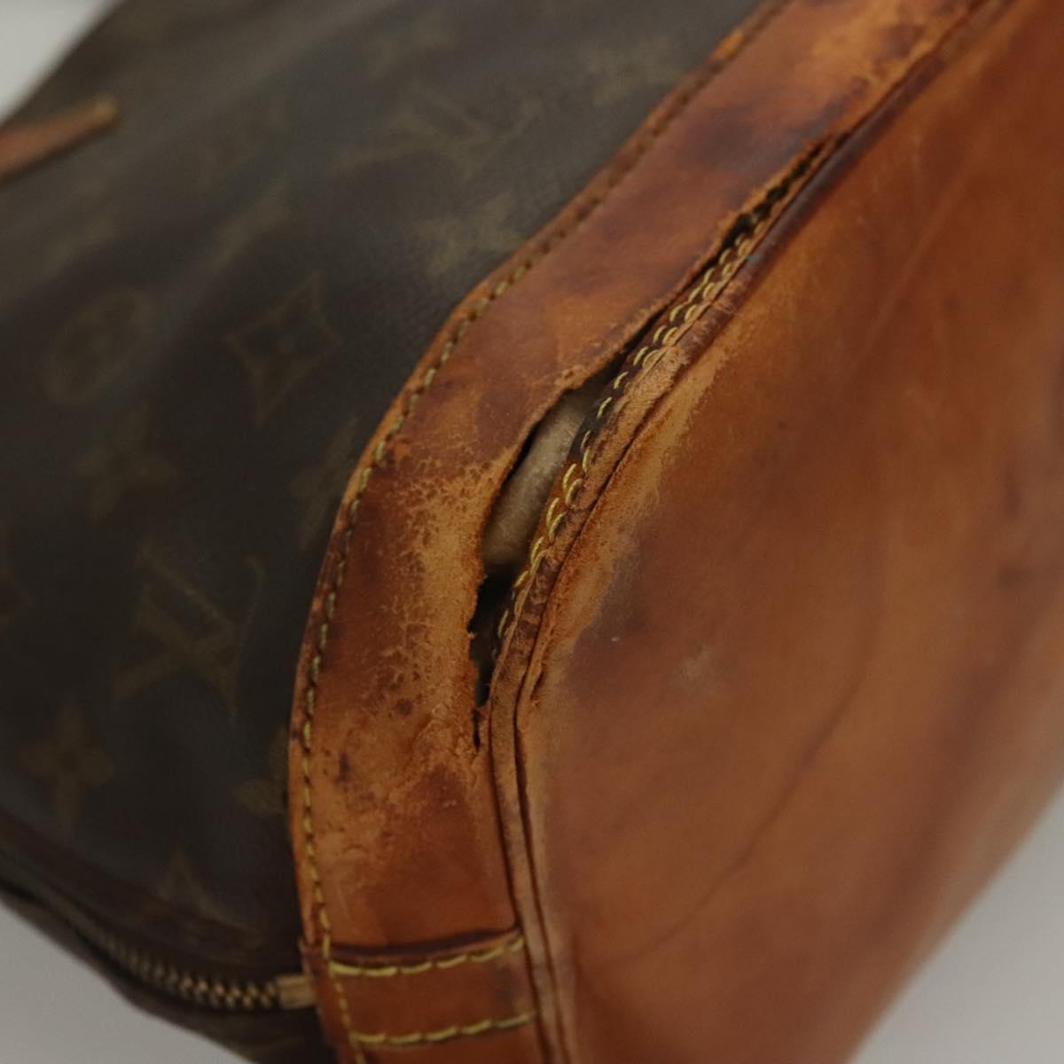 LOUIS VUITTON Monogram Alma Hand Bag M51130 LV Auth BA4365