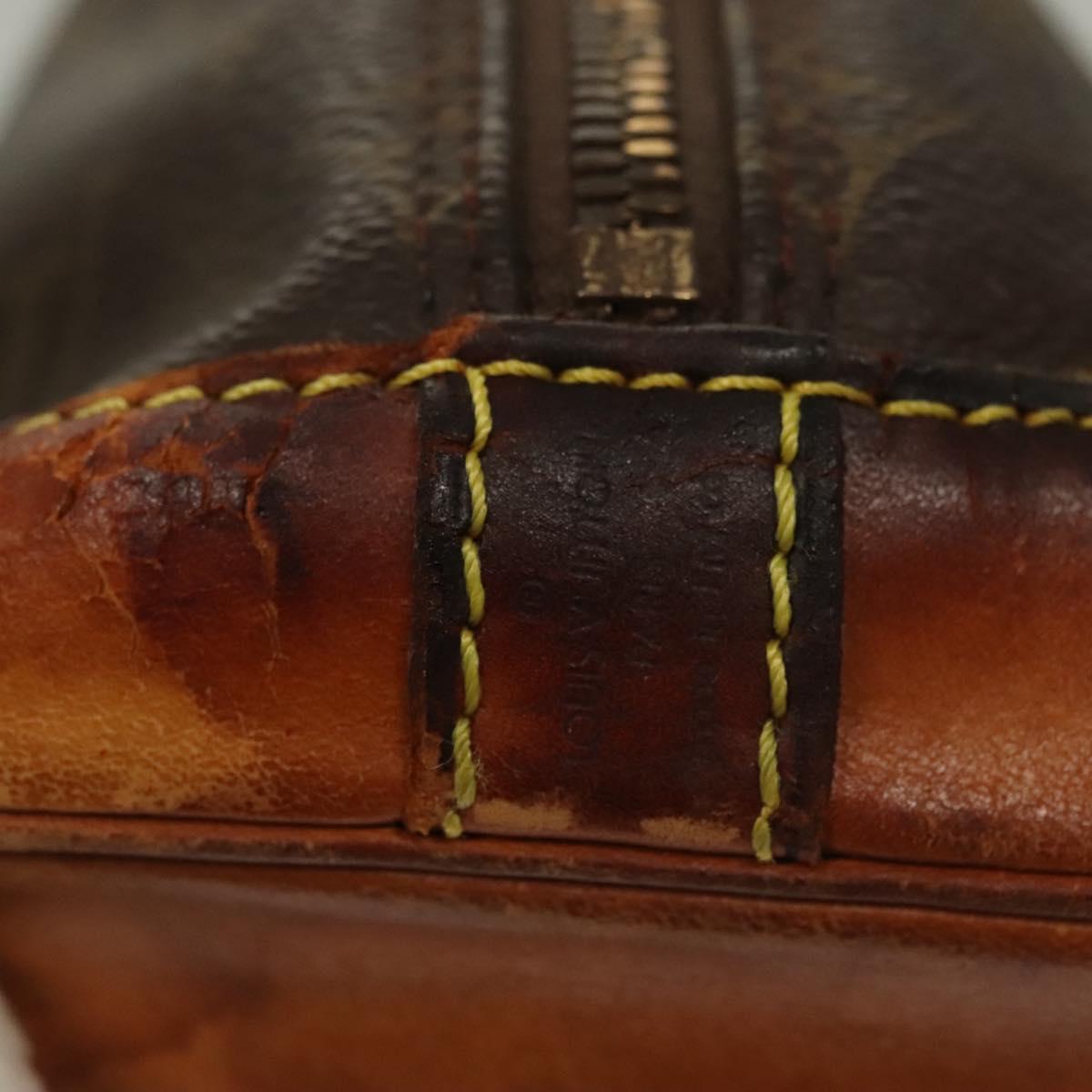 LOUIS VUITTON Monogram Alma Hand Bag M51130 LV Auth BA4365