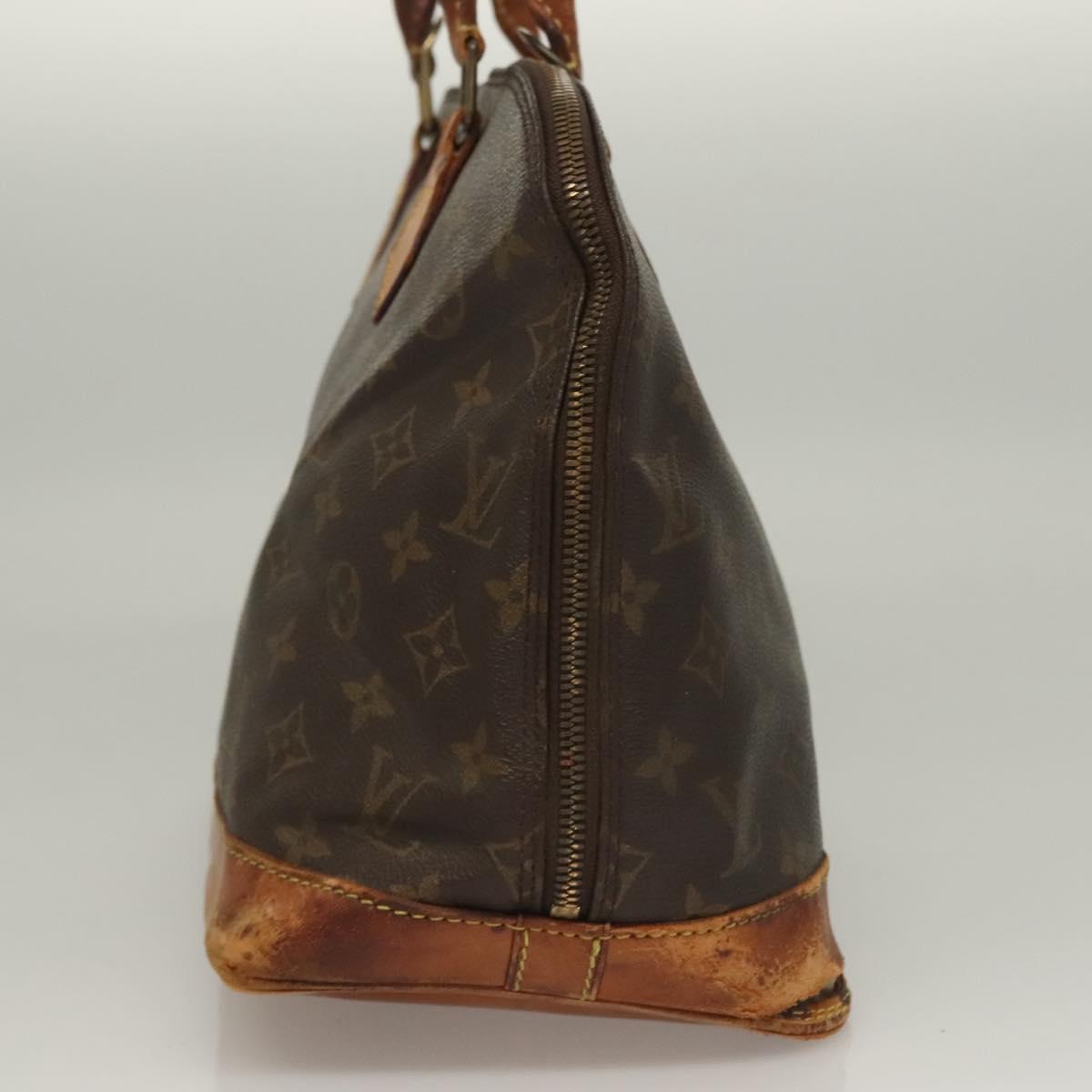 LOUIS VUITTON Monogram Alma Hand Bag M51130 LV Auth BA4365