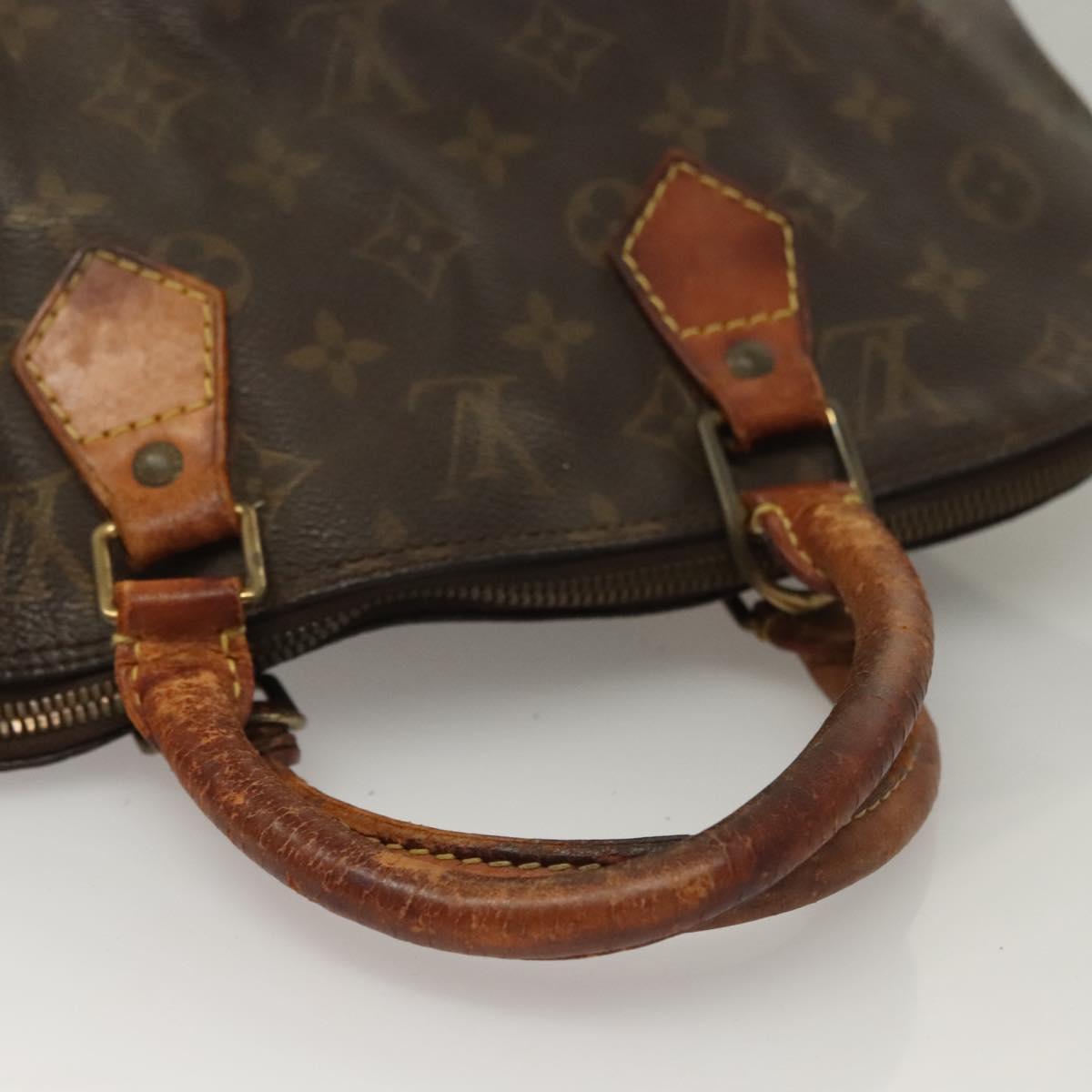 LOUIS VUITTON Monogram Alma Hand Bag M51130 LV Auth BA4365
