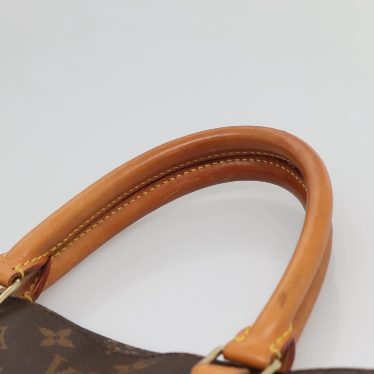 LOUIS VUITTON Monogram Sac Plat Hand Bag M51140 LV Auth BA4418
