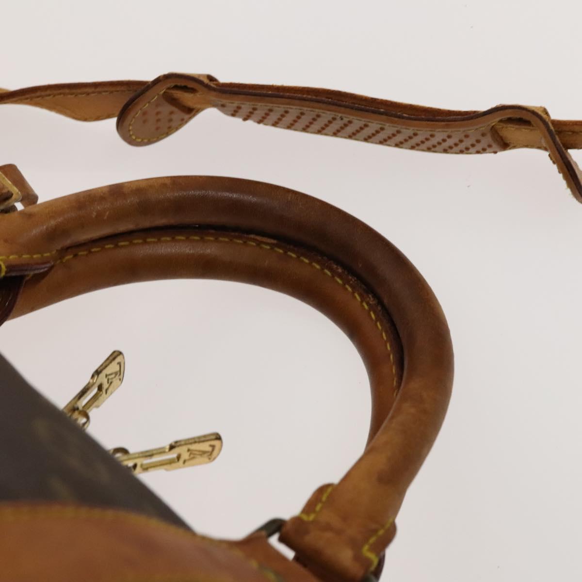 LOUIS VUITTON Monogram Keepall Bandouliere 60 Boston Bag M41412 LV Auth BA4435