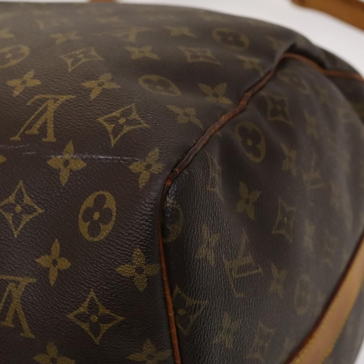 LOUIS VUITTON Monogram Keepall Bandouliere 60 Boston Bag M41412 LV Auth BA4435