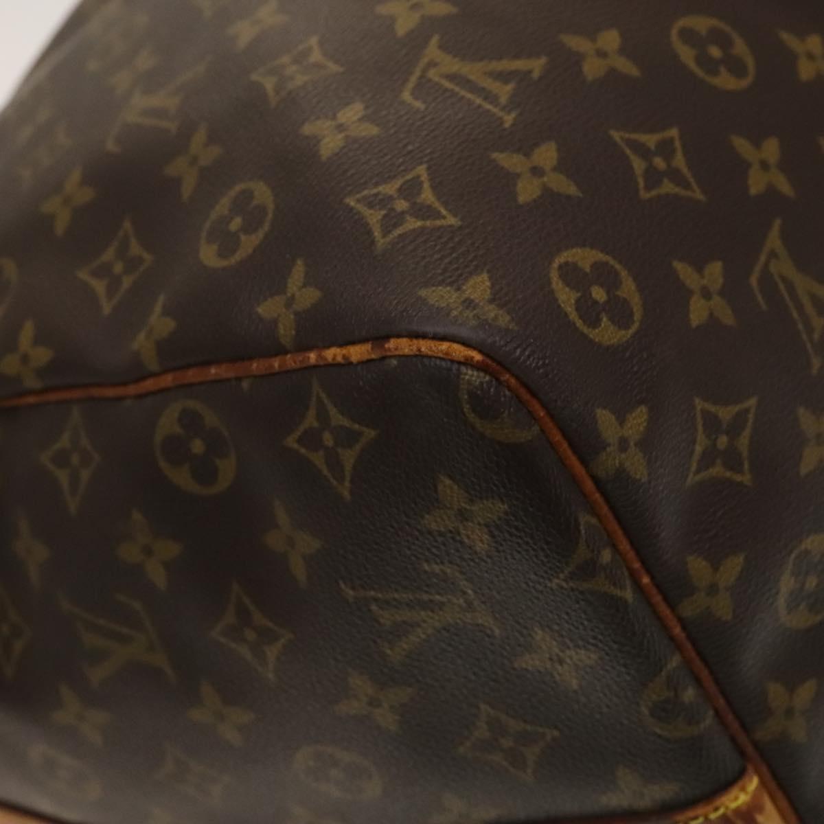 LOUIS VUITTON Monogram Keepall Bandouliere 60 Boston Bag M41412 LV Auth BA4435