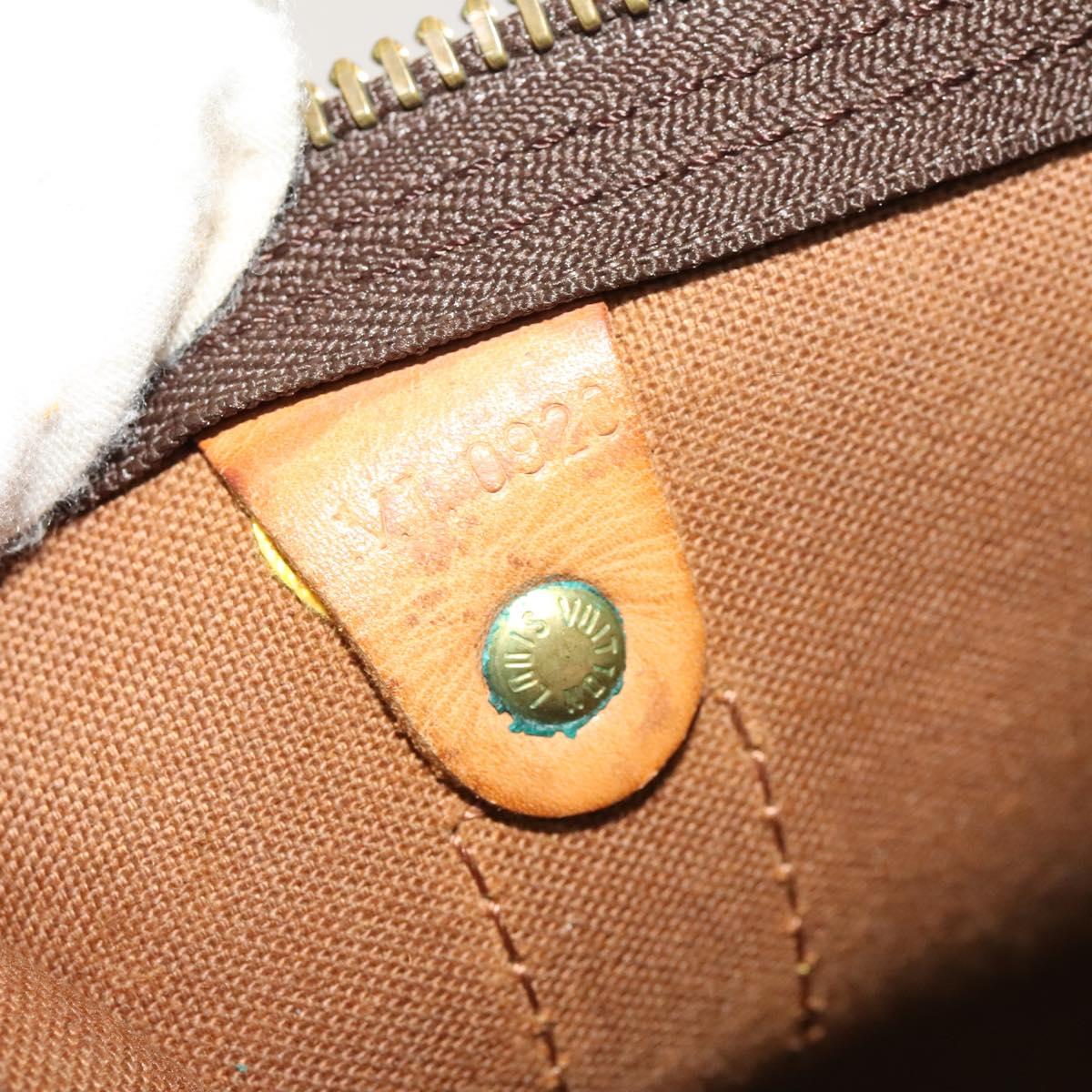 LOUIS VUITTON Monogram Keepall Bandouliere 60 Boston Bag M41412 LV Auth BA4435