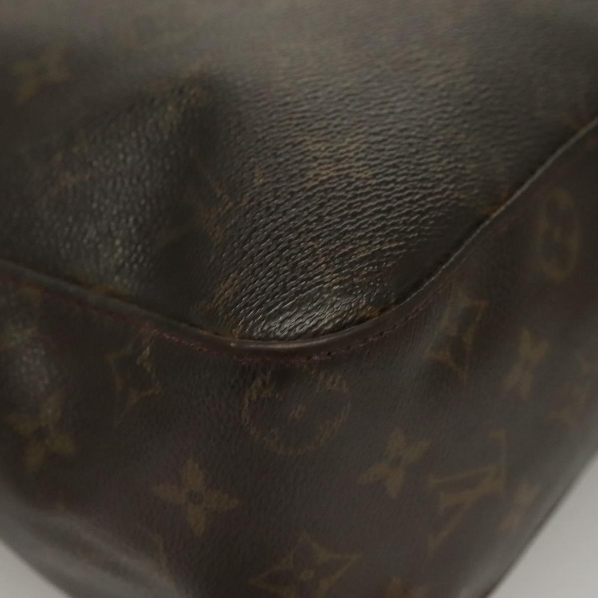 LOUIS VUITTON Monogram Looping GM Shoulder Bag M51145 LV Auth BA4448