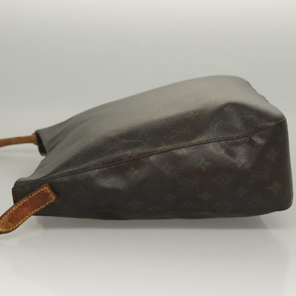 LOUIS VUITTON Monogram Looping GM Shoulder Bag M51145 LV Auth BA4448