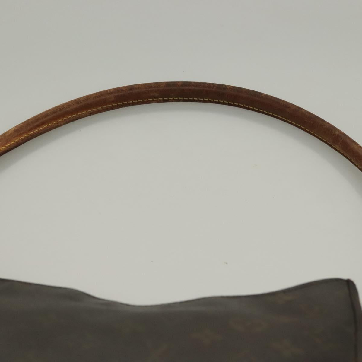 LOUIS VUITTON Monogram Looping GM Shoulder Bag M51145 LV Auth BA4448