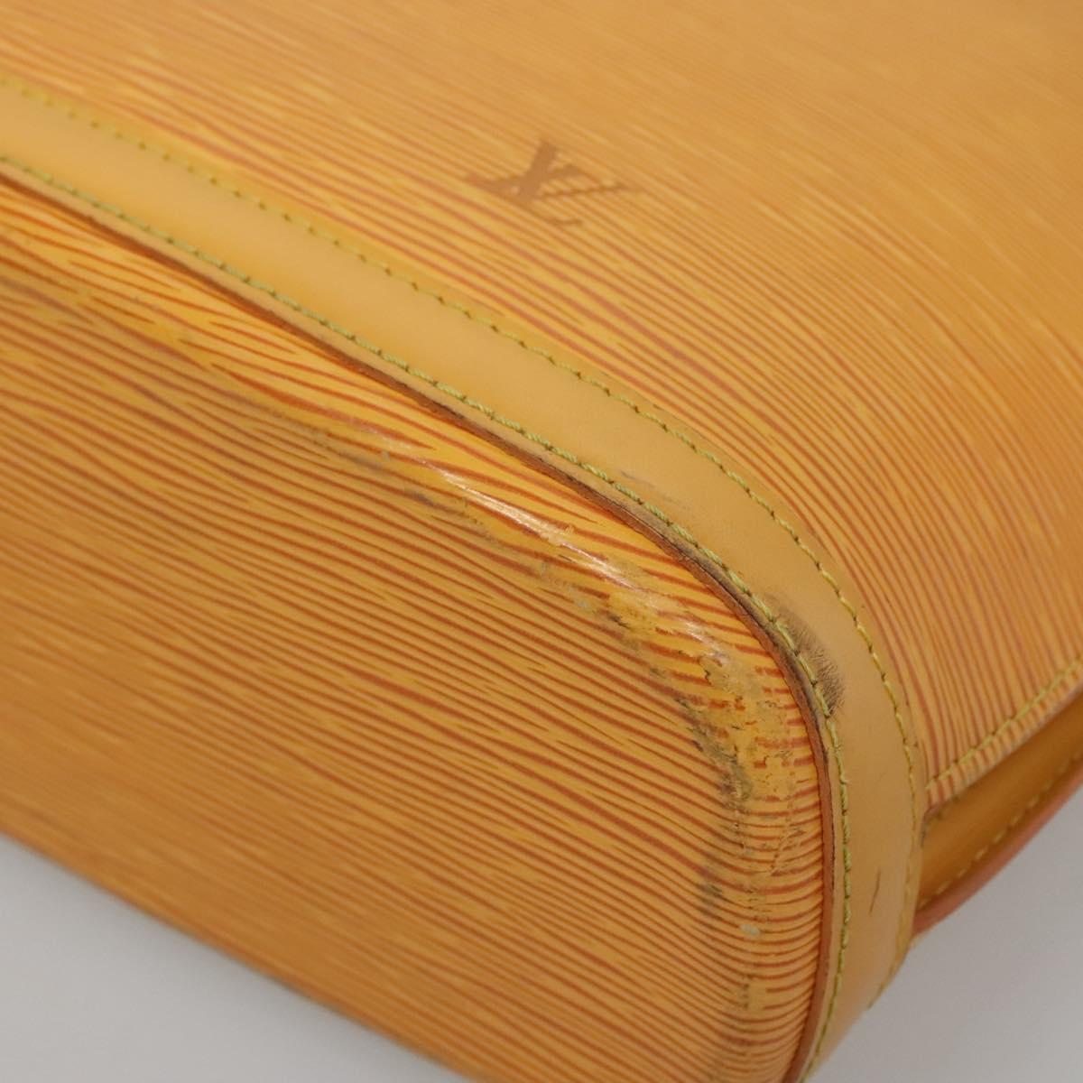 LOUIS VUITTON Epi Lussac Shoulder Bag Yellow M52289 LV Auth BA4449