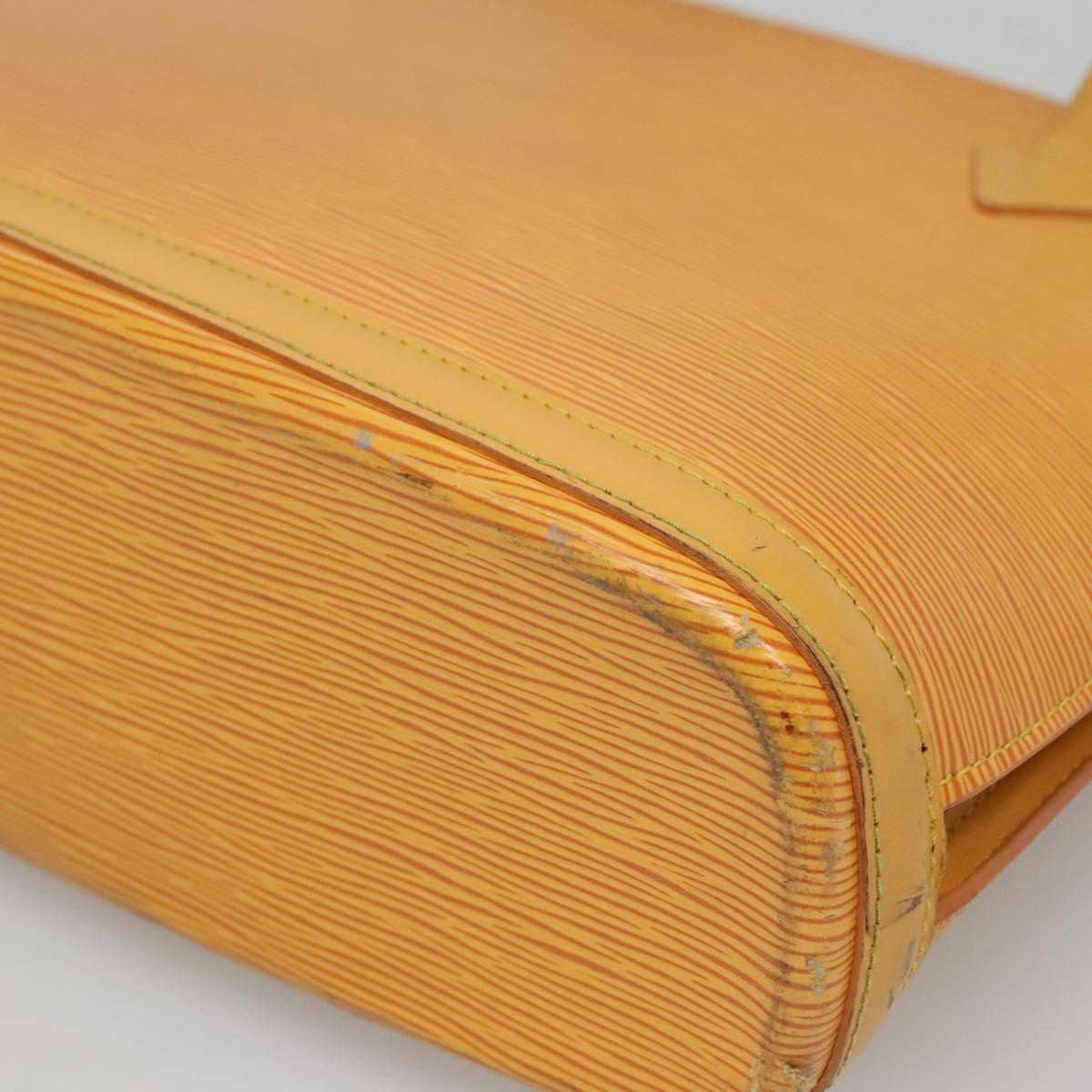 LOUIS VUITTON Epi Lussac Shoulder Bag Yellow M52289 LV Auth BA4449