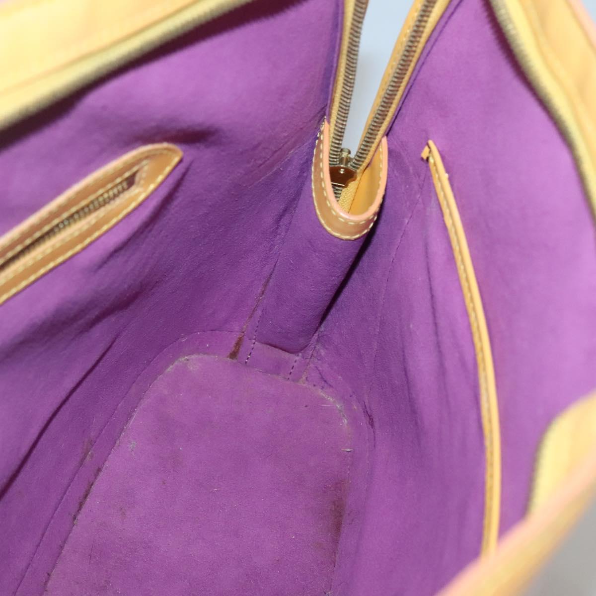 LOUIS VUITTON Epi Lussac Shoulder Bag Yellow M52289 LV Auth BA4449