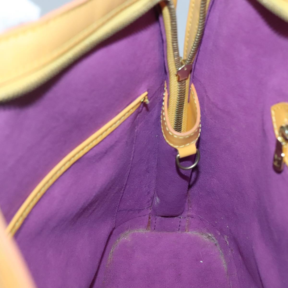 LOUIS VUITTON Epi Lussac Shoulder Bag Yellow M52289 LV Auth BA4449