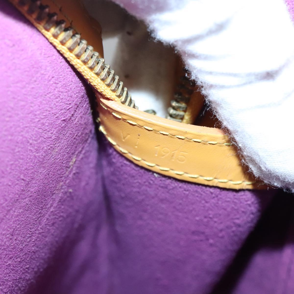 LOUIS VUITTON Epi Lussac Shoulder Bag Yellow M52289 LV Auth BA4449