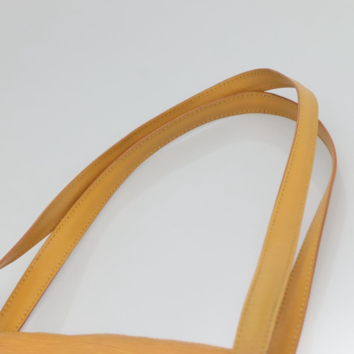 LOUIS VUITTON Epi Lussac Shoulder Bag Yellow M52289 LV Auth BA4449