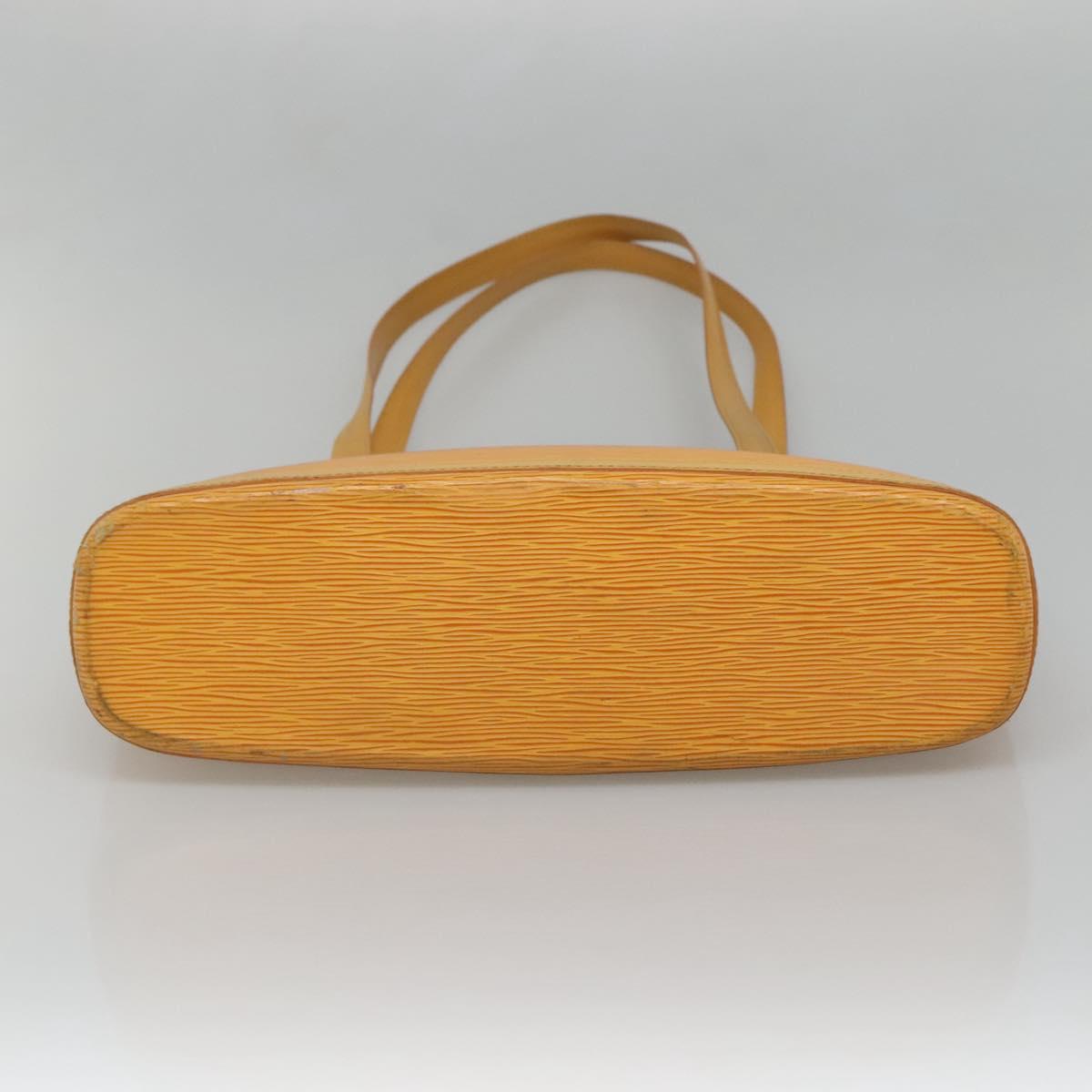 LOUIS VUITTON Epi Lussac Shoulder Bag Yellow M52289 LV Auth BA4449