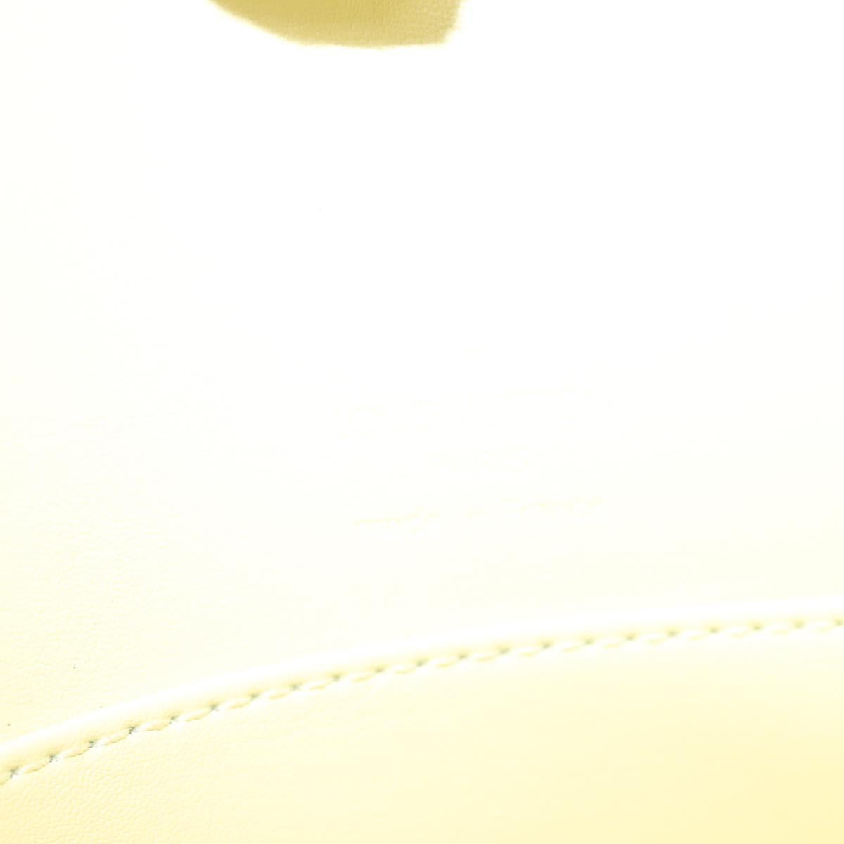 LOUIS VUITTON Monogram Vernis Thompson Street Bag Yellow M91071 LV Auth BA4453