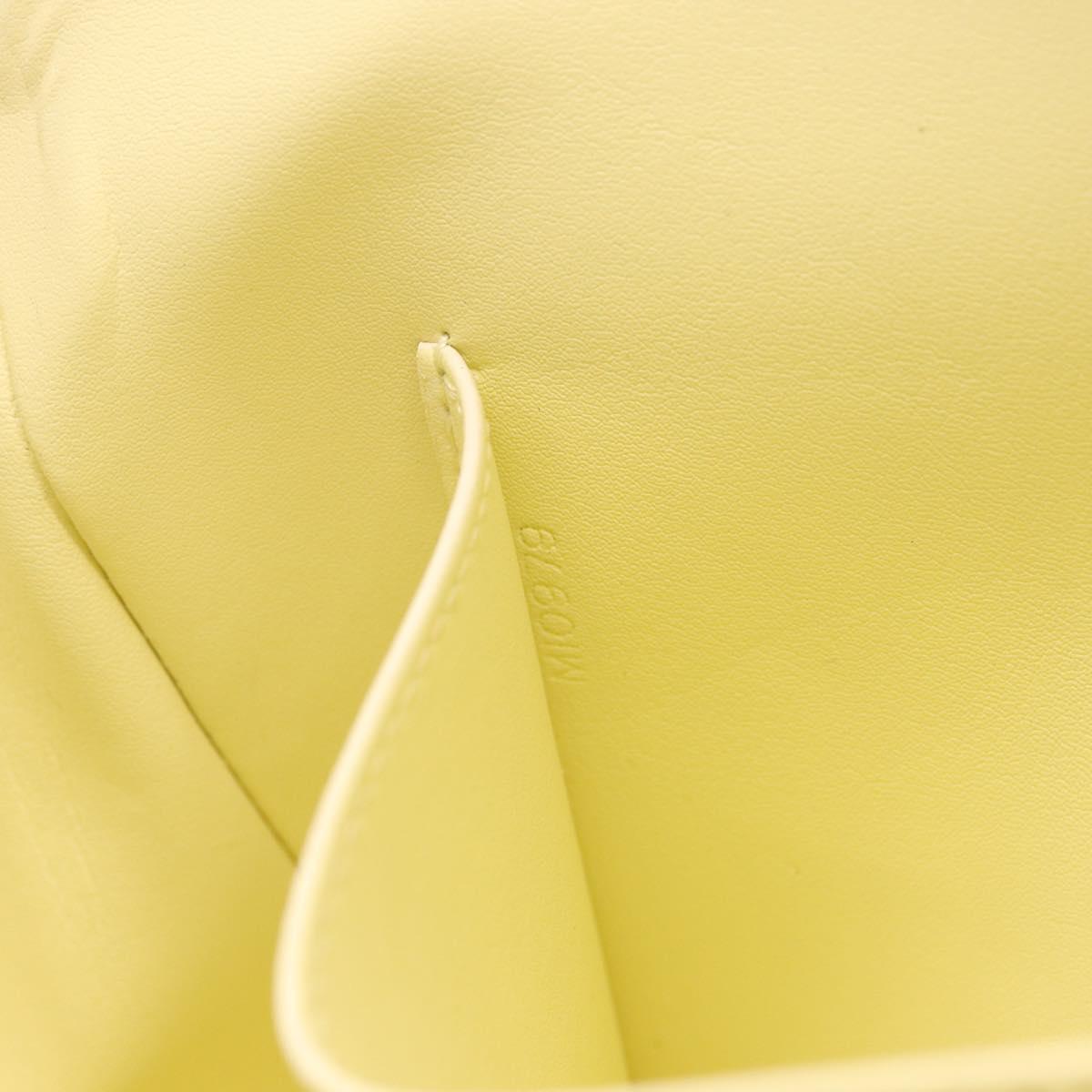LOUIS VUITTON Monogram Vernis Thompson Street Bag Yellow M91071 LV Auth BA4453