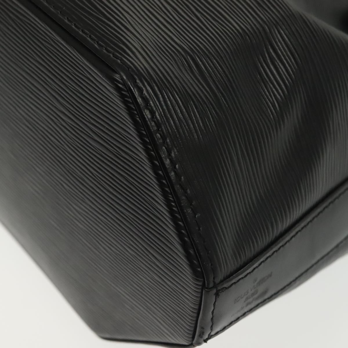 LOUIS VUITTON Epi Sac Depaule GM Shoulder Bag Black M80155 LV Auth BA4456