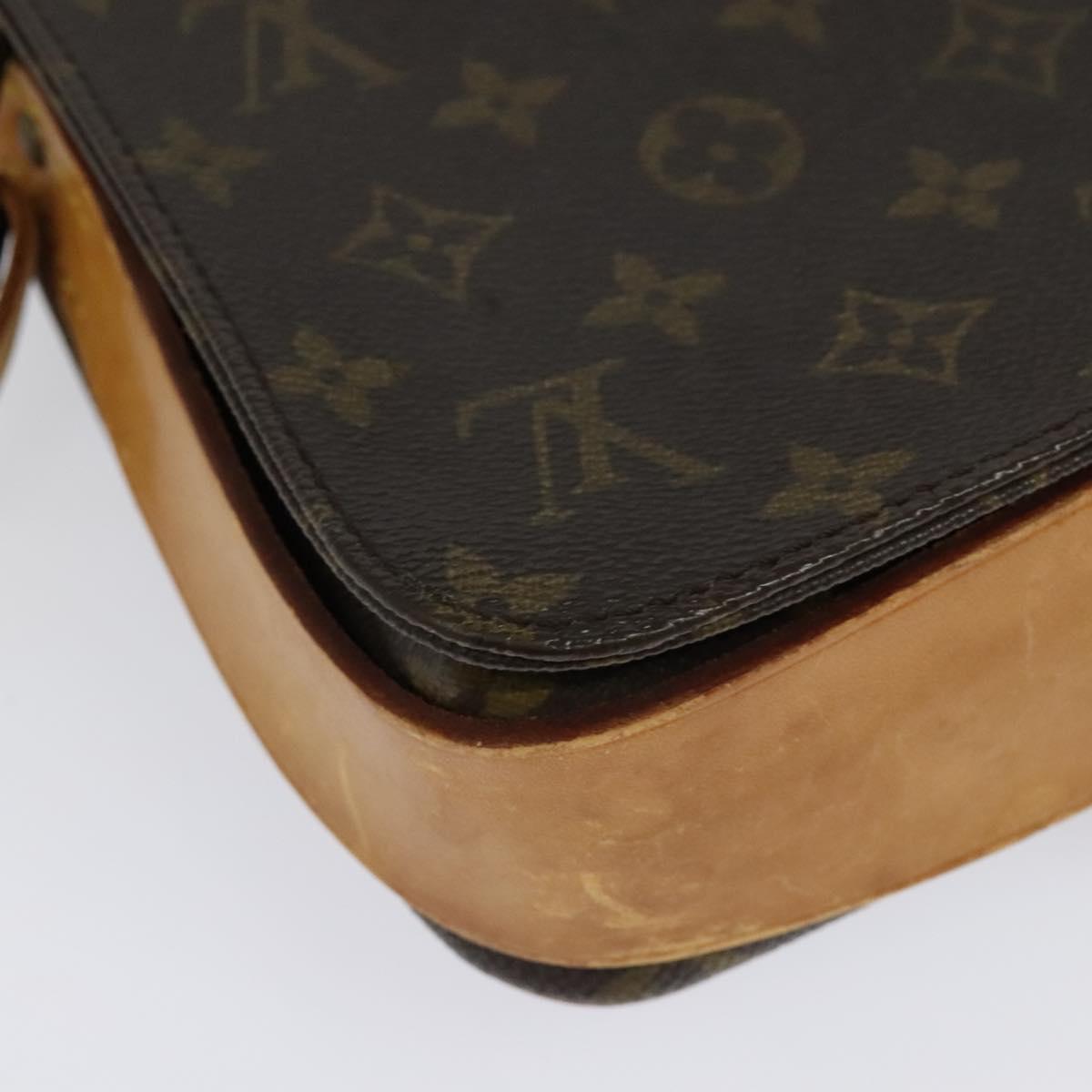 LOUIS VUITTON Monogram Cartesier MM Shoulder Bag M51253 LV Auth BA4488